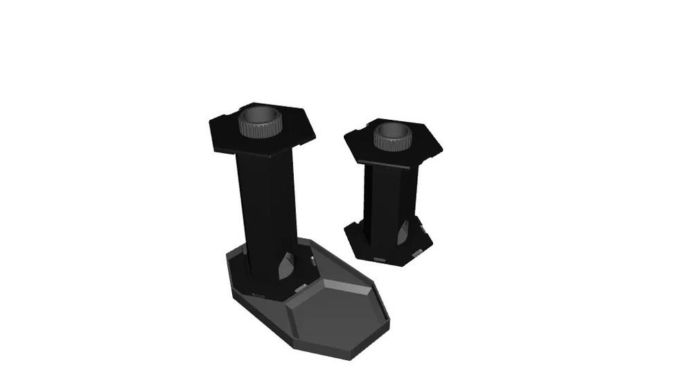 Modular Rollup Dice Box Tower Converter - Compatible with Small & Large Dice