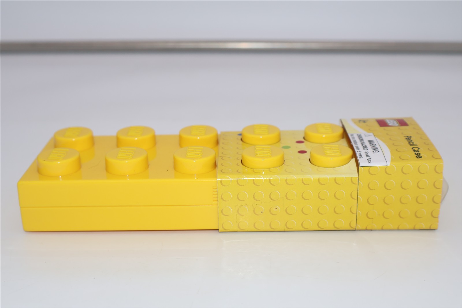 2012 LEGO Pencil Case - YELLOW - NEW