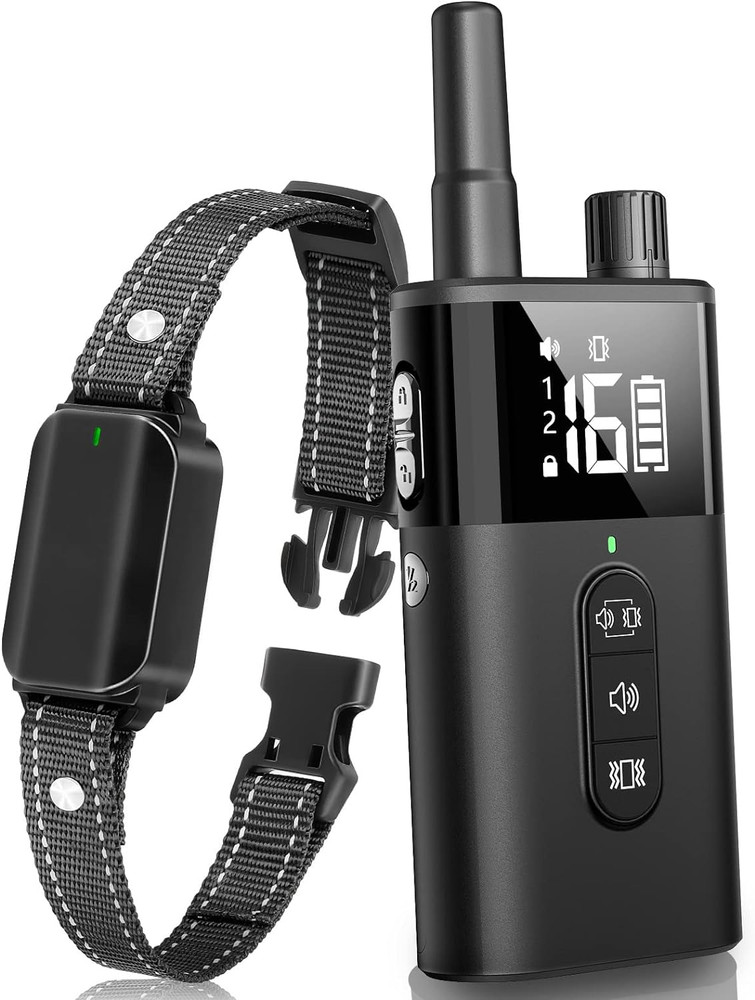 No Shock Dog Training Collar with Remote, Dog Vibration Collar with Controller B