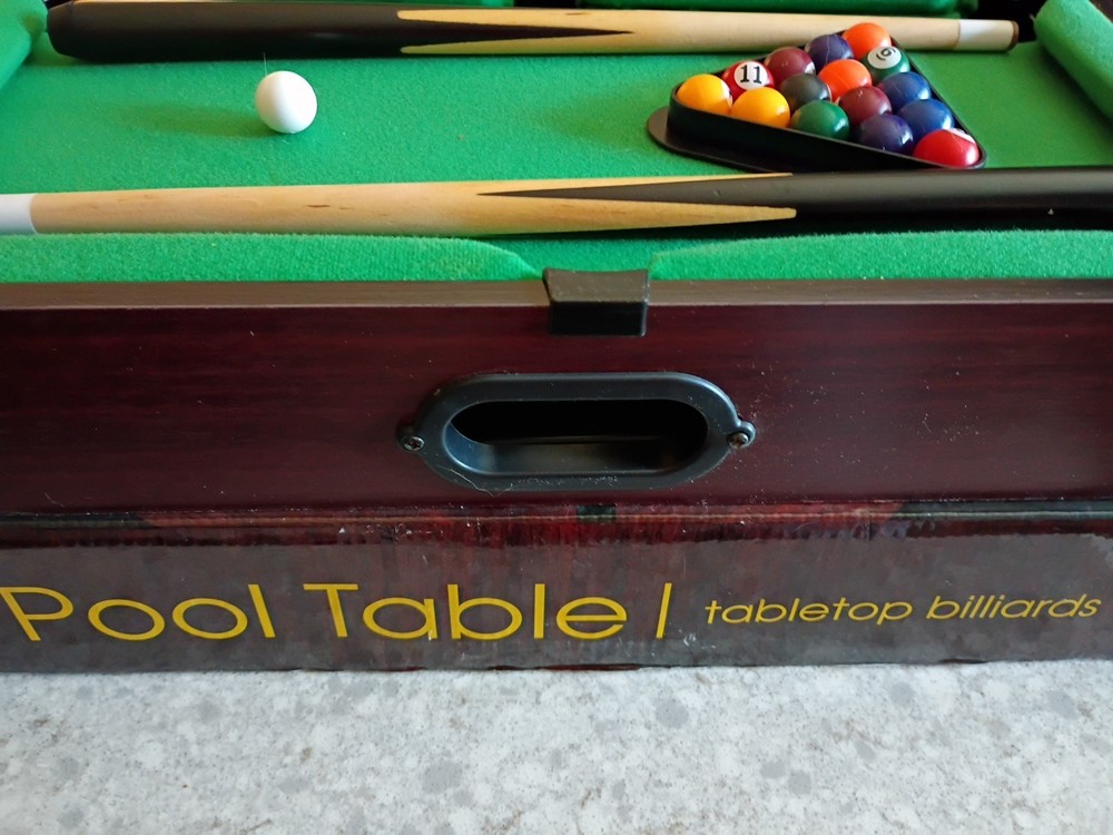 Westminster Tabletop Billiards Pool Table With Accessories B2