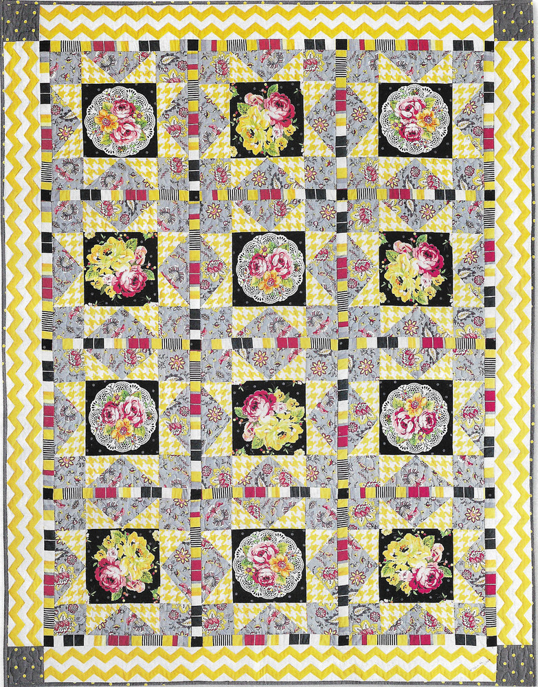 Manhattan Soire'e Quilt quilting pattern instructions