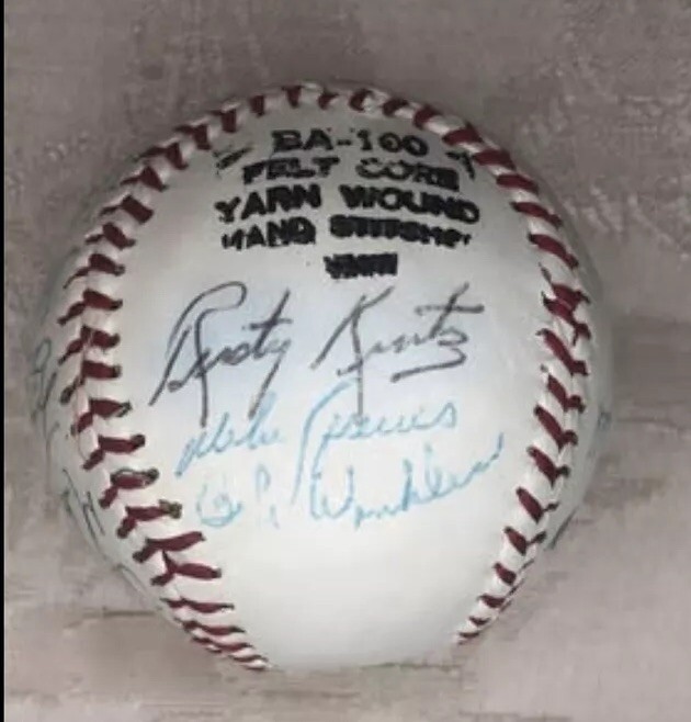 1980 Chicago White Sox Team Signed Baseball