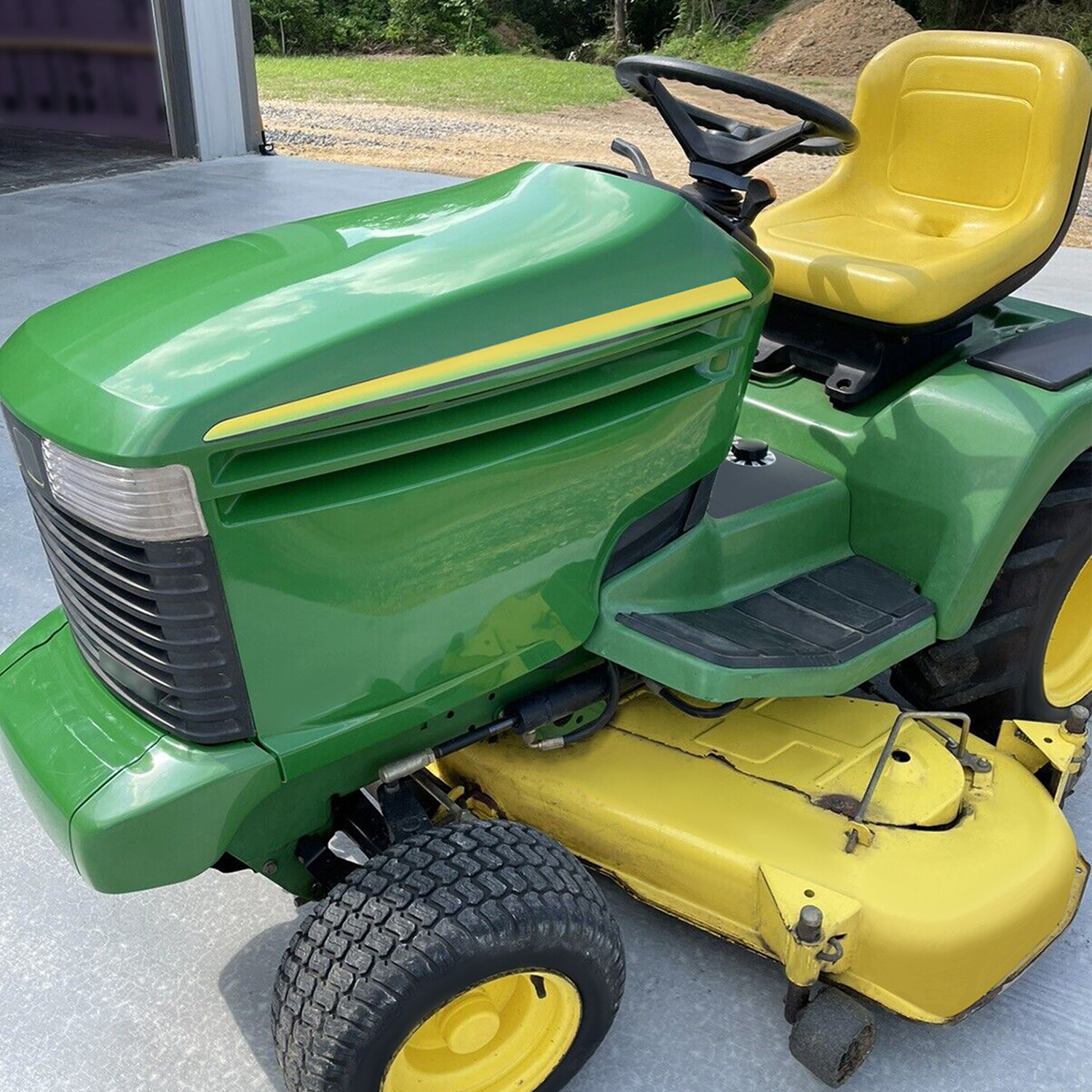 Lower & Upper Hood For John Deere GX255 GT225 GT235 GT245 for AM132688 AM132529