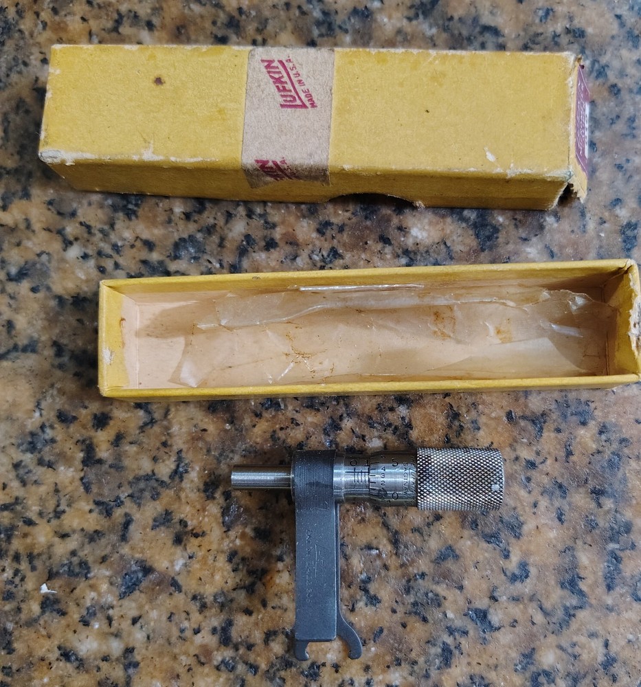 🗽LUFKIN MICROMETER CALIPER 010