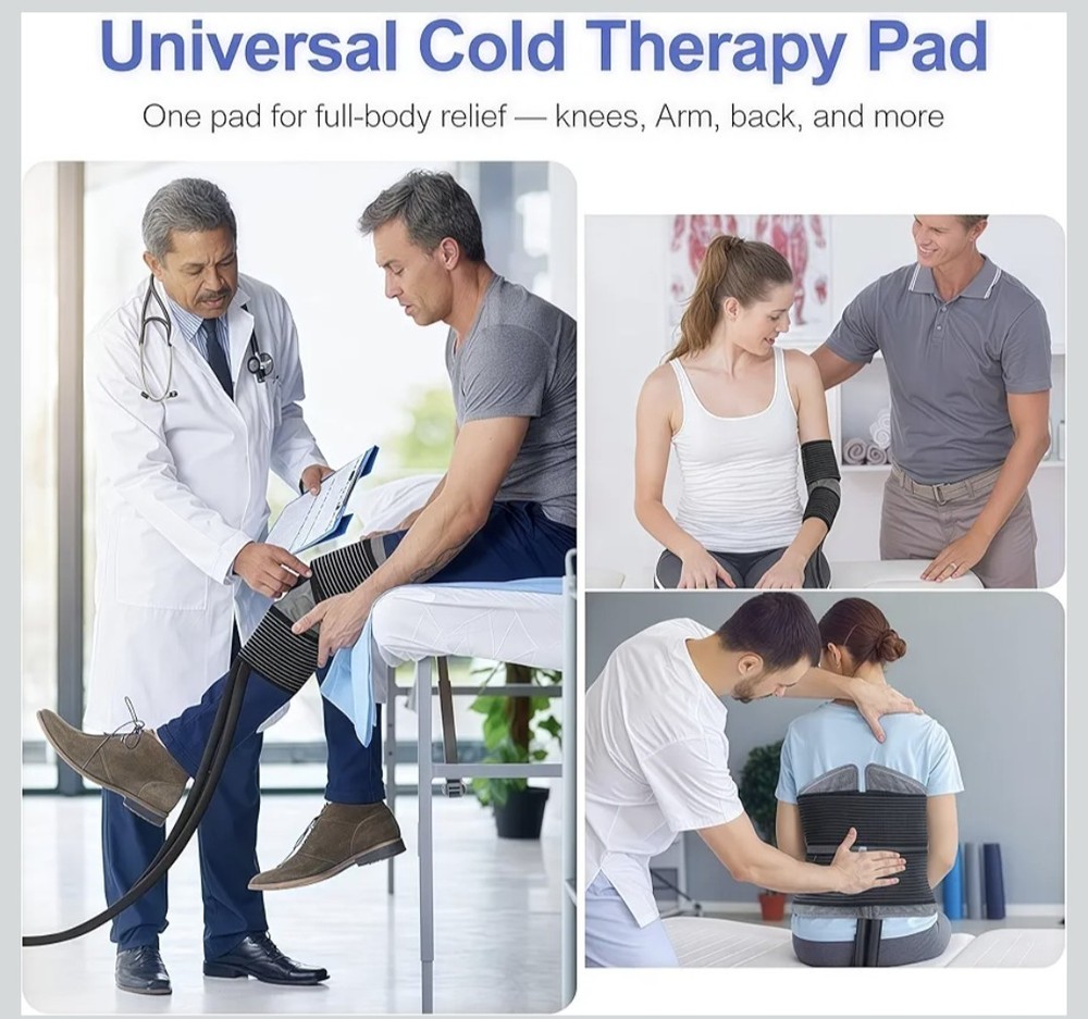 MOSTCLOUD Ice Machine for Knee After Surgery, Portable Cold Therapy Machine with
