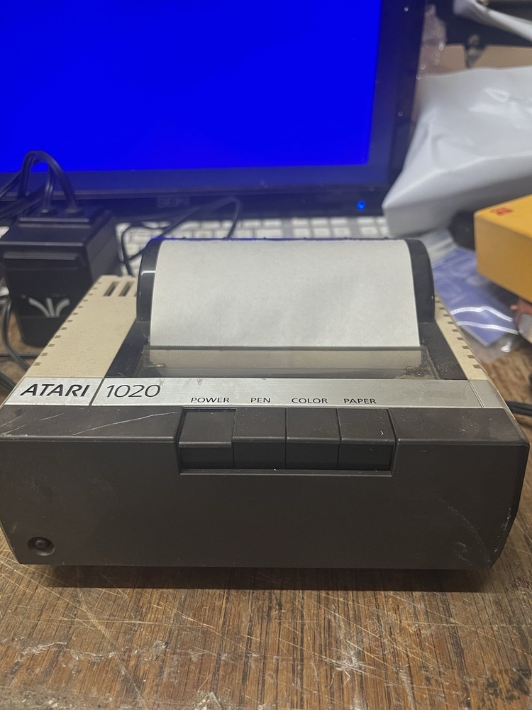 atari 1020 untested head moves when powered on