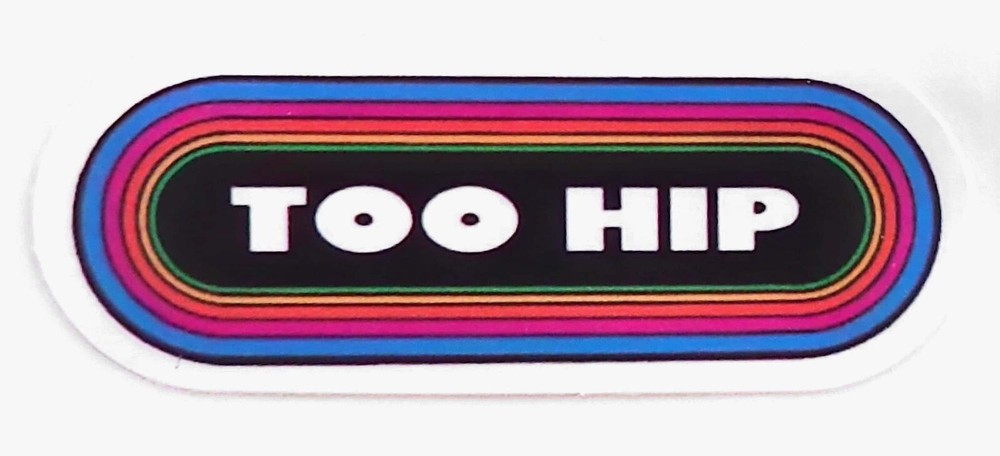 Too Hip Rock Band Music Waterproof Sticker