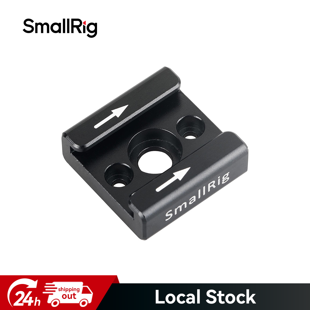 SmallRig Cold Shoe Mount Hot Shoe Adapter for Camera /LED Light/Microphone-1241
