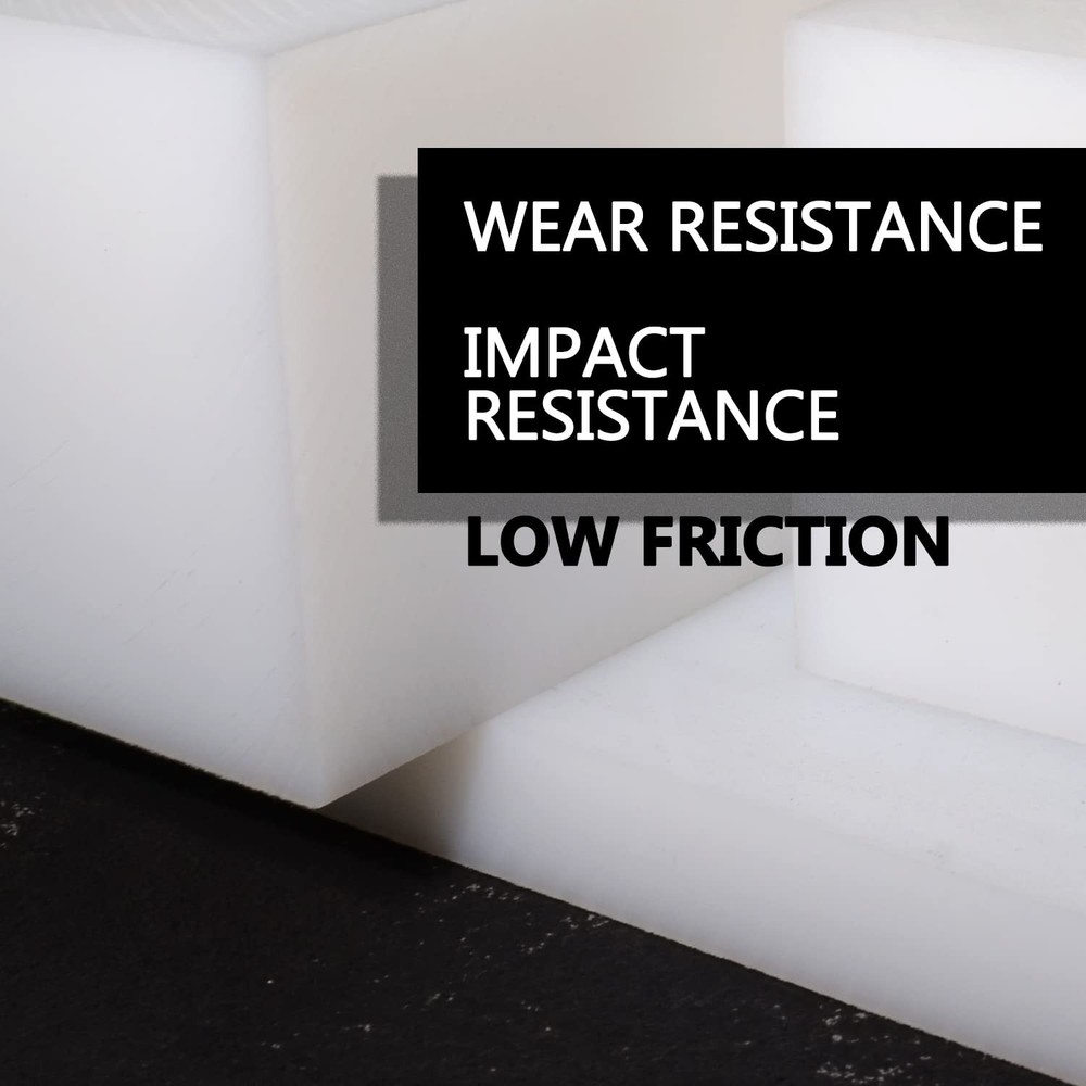 UHMW Tapping Block Ultra High Molecular Weight Polyethylene Rectangular Solid...