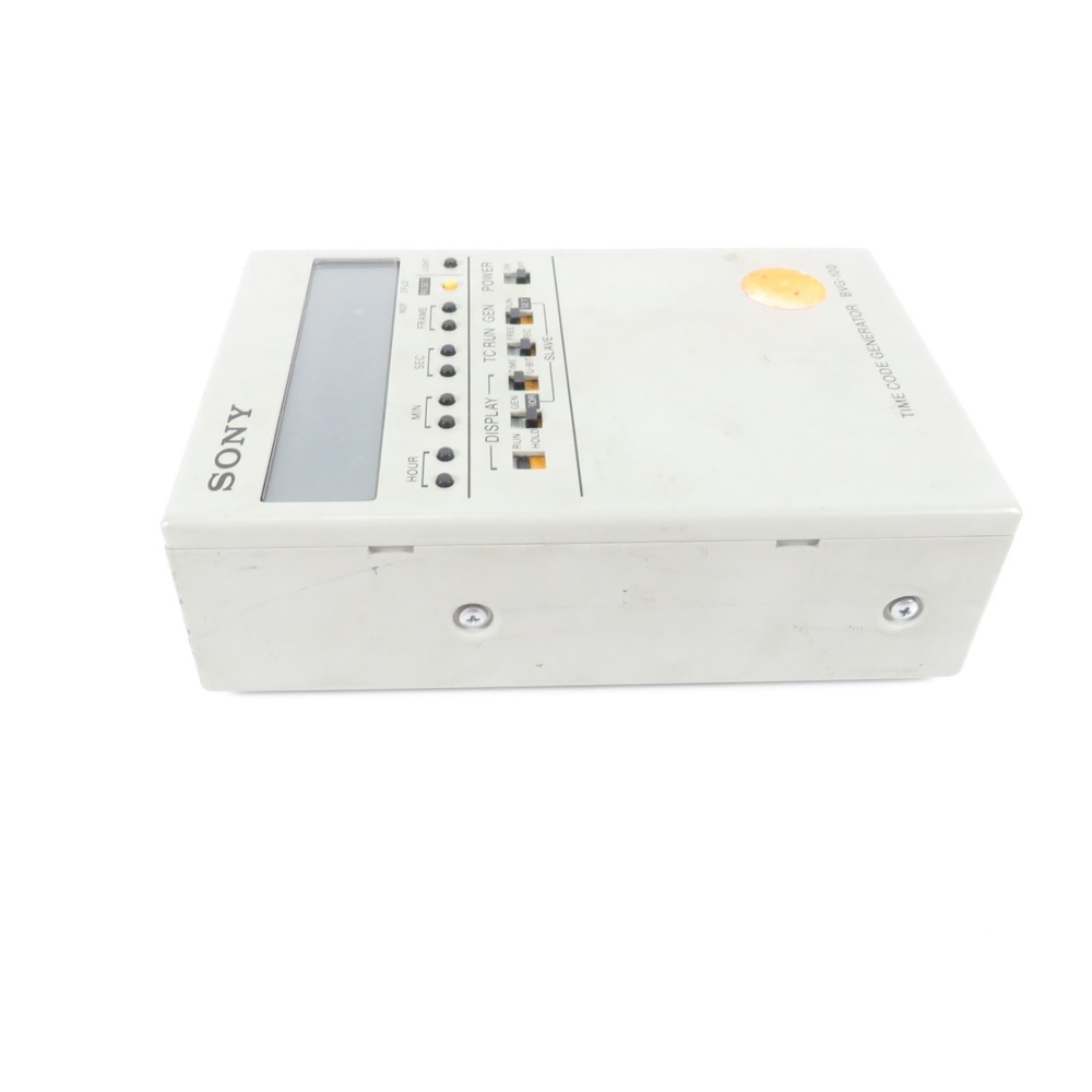 Sony BVG-100 Portable Time Code Generator Professional Broadcast SMPTE EBU