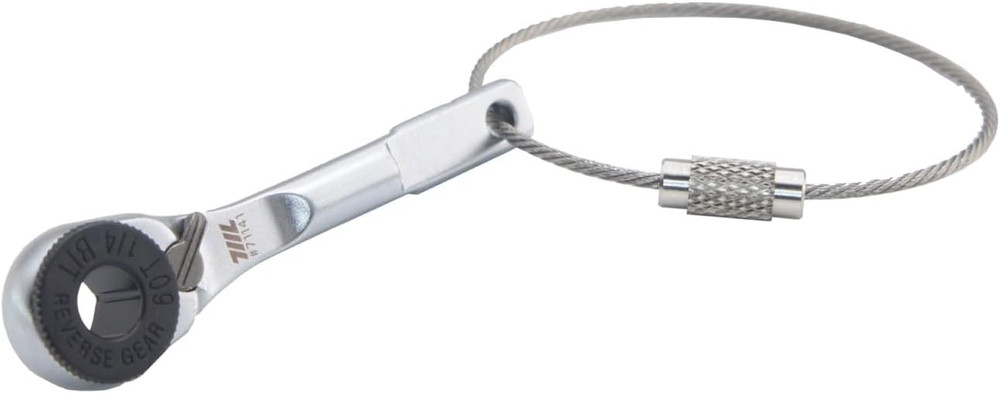 Flat End EDC Ratchet Wrench - Screwdriver Accessory Compatible with Multitools'