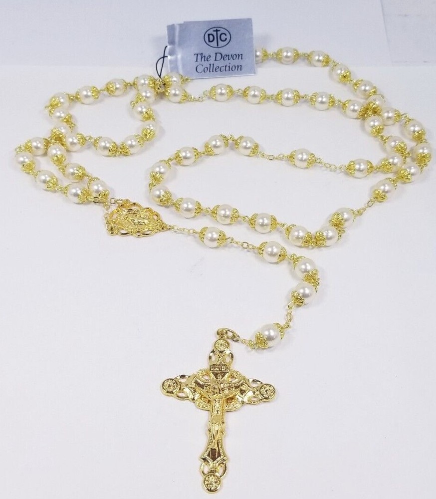 The Devon Collection Gold-Tone Rosary