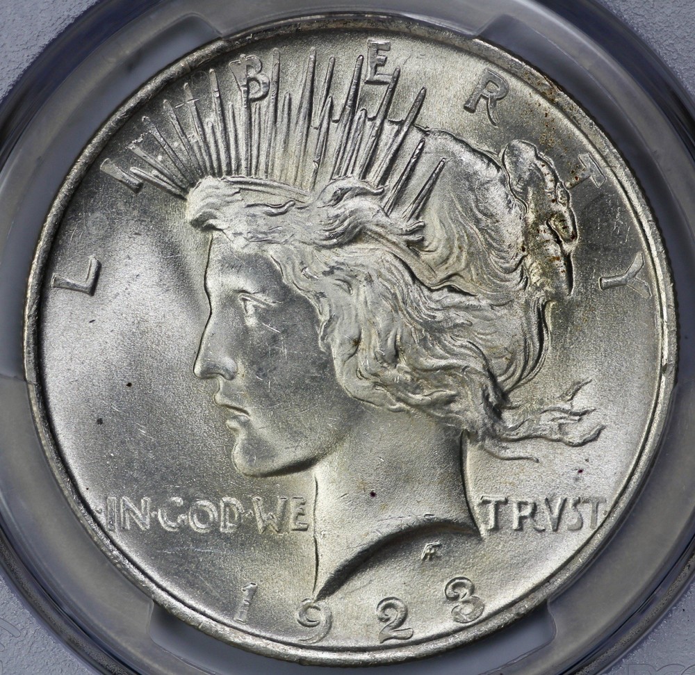 1923 Peace Silver $1 Dollar PCGS MS 64