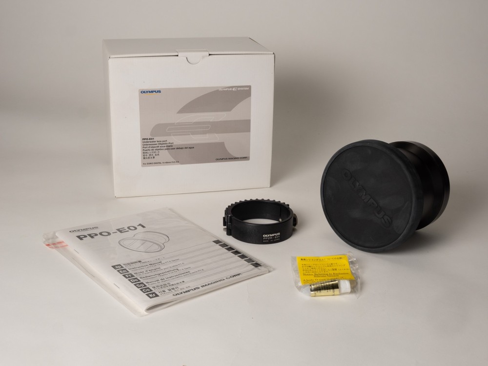 New Olympus PPO-E01 Underwater Flat Port