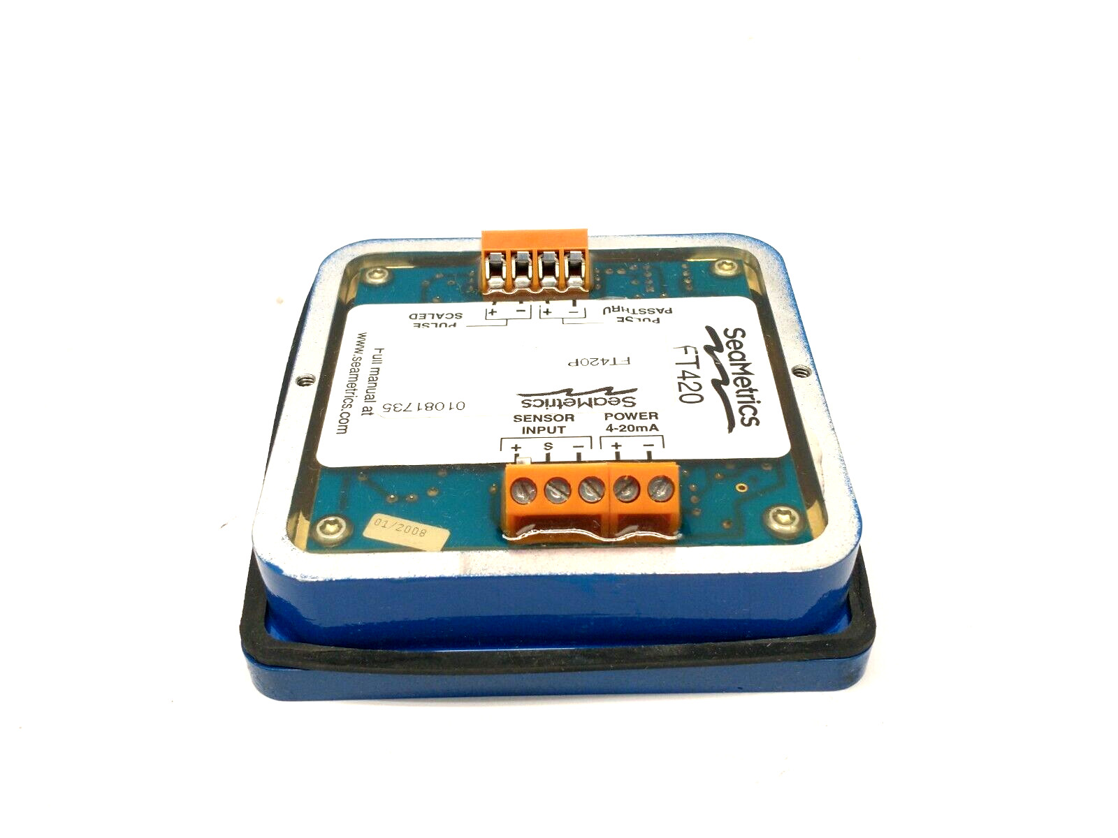 SeaMetrics FT420P Flow Controller Computer Display
