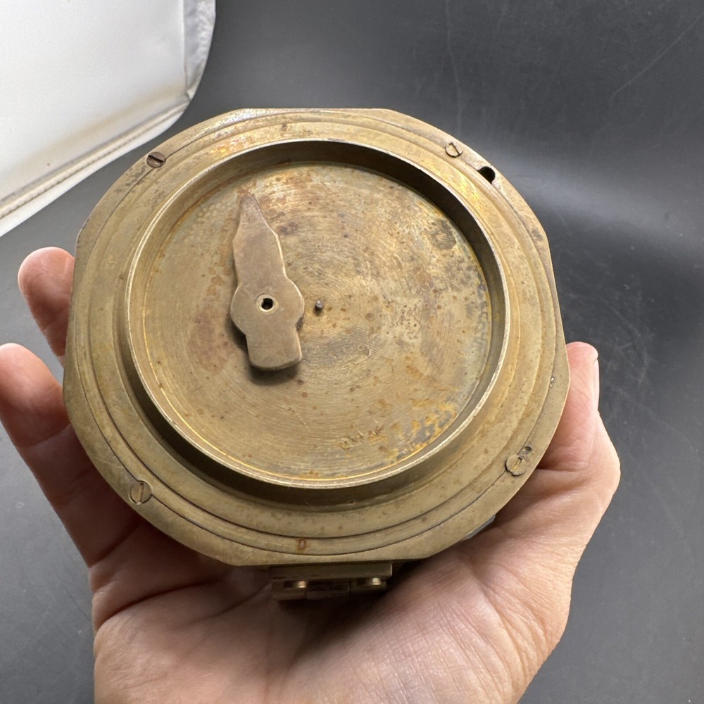 NAUTICAL STANLEY LONDON BRUNTON COMPASS SOLID BRASS NATURAL SHINE