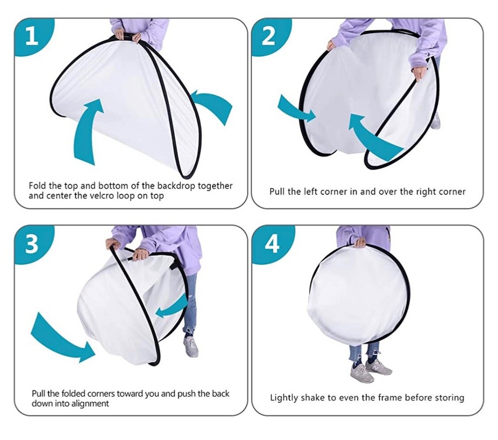 Neewer 5'x7'Chromakey Soft White Collapsible Diffuser Panel&Support Stand Kit