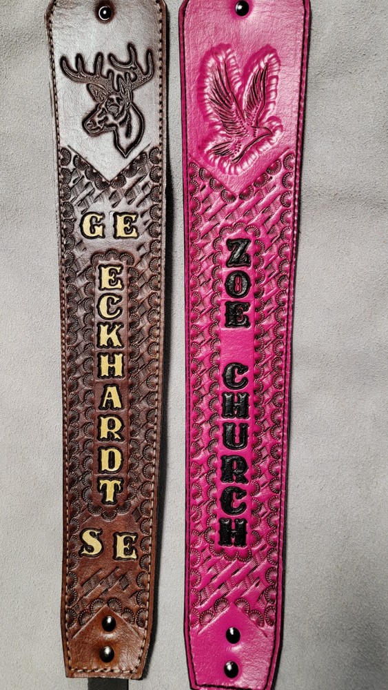 CUSTOM LEATHER RIFLE/ SHOTGUN SLINGS