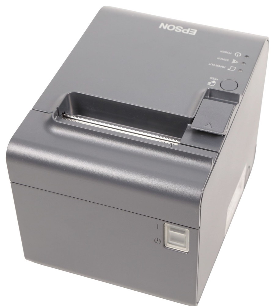 Epson TM-L90 Label Receipt Printer; E04 Ethernet Interface, Dark Grey (New)