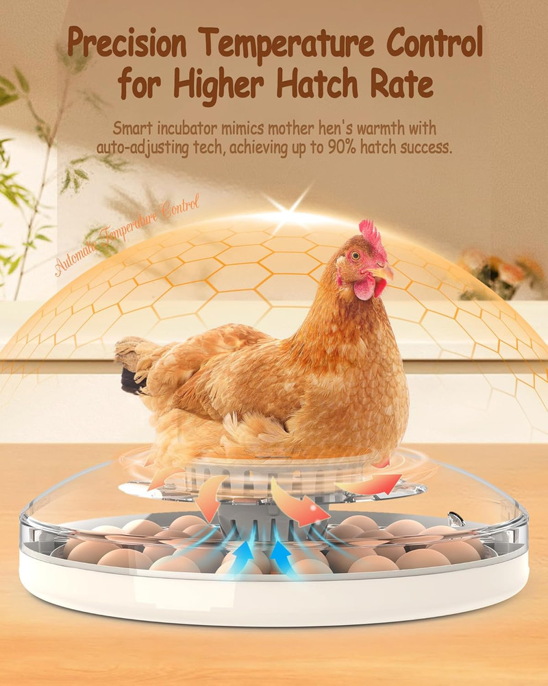 30 Egg Incubators for Hatching Eggs with Automatic Egg Turner, Auto Temperature