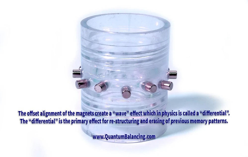 Water Implosion Vortexer for Energized Structured Water Quartz Magnet Technology