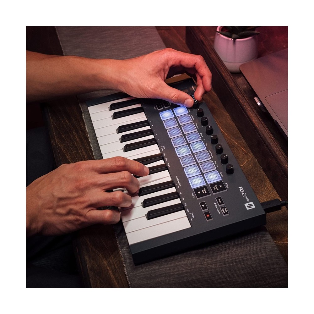 Novation FLkey Mini Compact MIDI Keyboard for FL Studio 25 Mini Keys