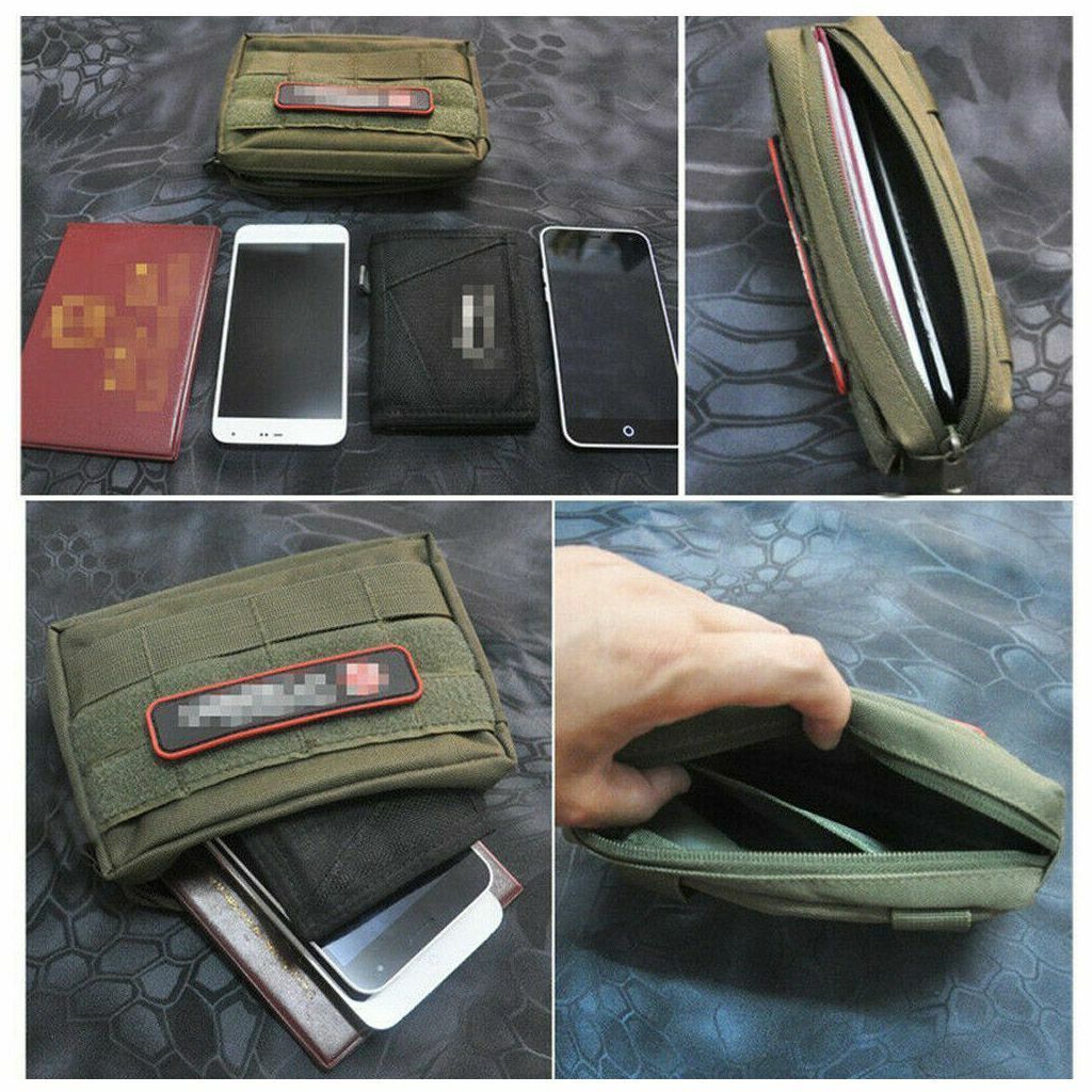 Utility Tactical Molle Pouch EDC Multi-purpose Belt Waist Pack Bag Phone Pocket