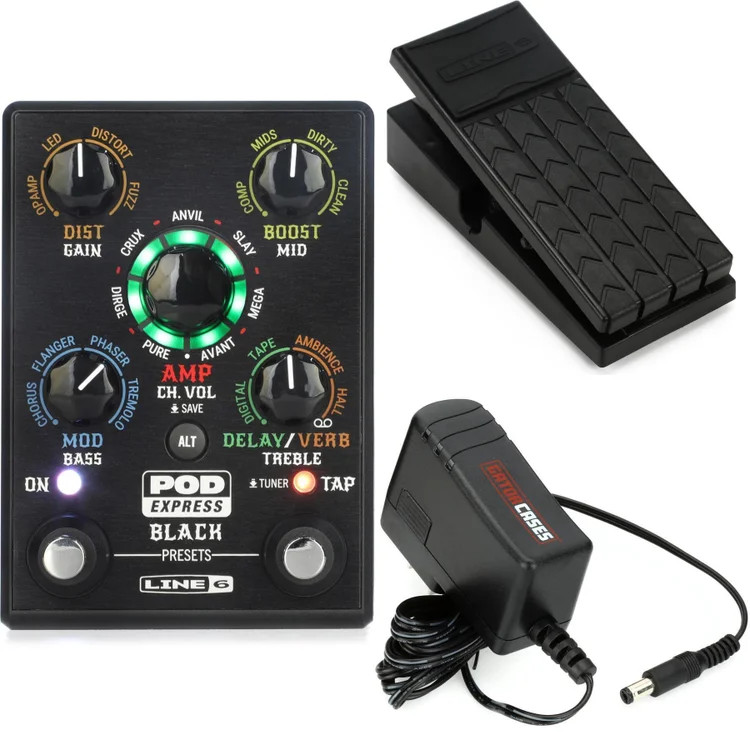 Line 6 POD Express Expression Pedal Bundle - Black
