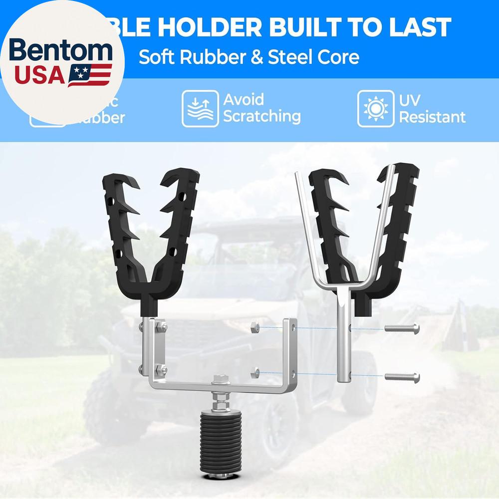 UTV Tool Rack, Hunting Tool Holder Rack Tool Mount Compatible with Polaris Range