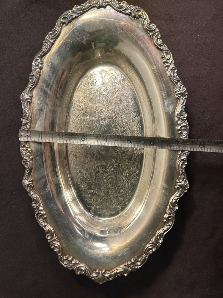Silver Plate Footed (Heavy)