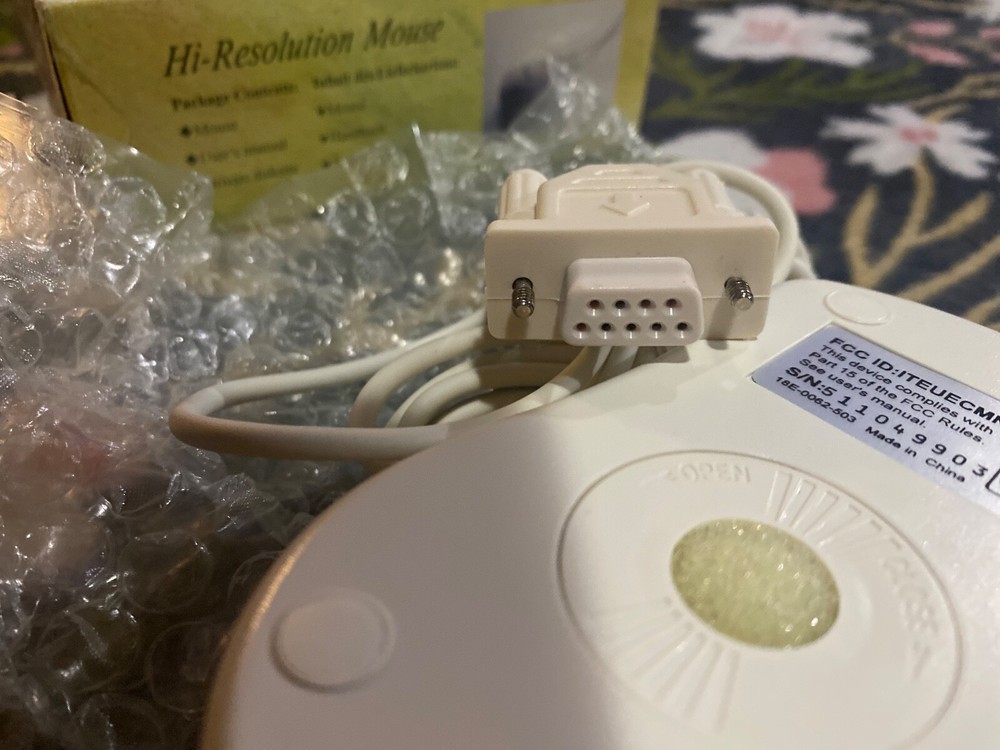 ARTEC AM820 3 BUTTON SERIAL MOUSE NEW OPEN BOX Driver Software Vintage