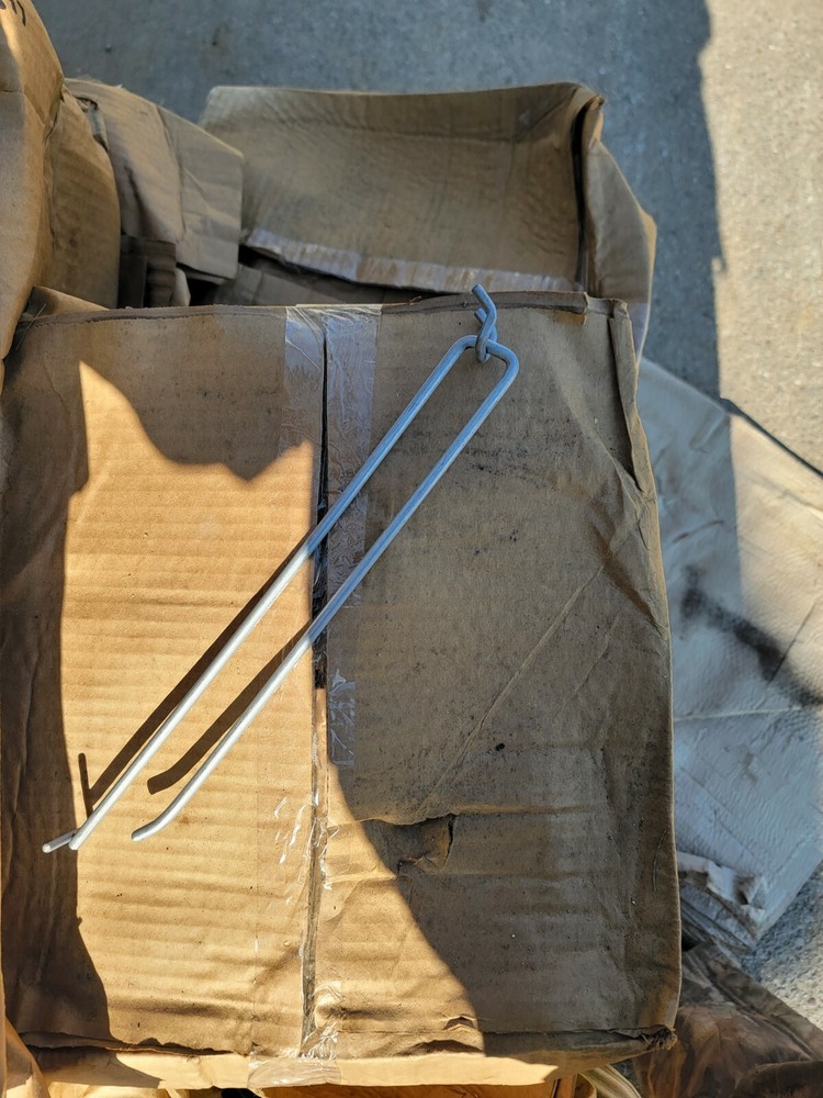 100 Pack Flip Scan Metal Peg Board Hook