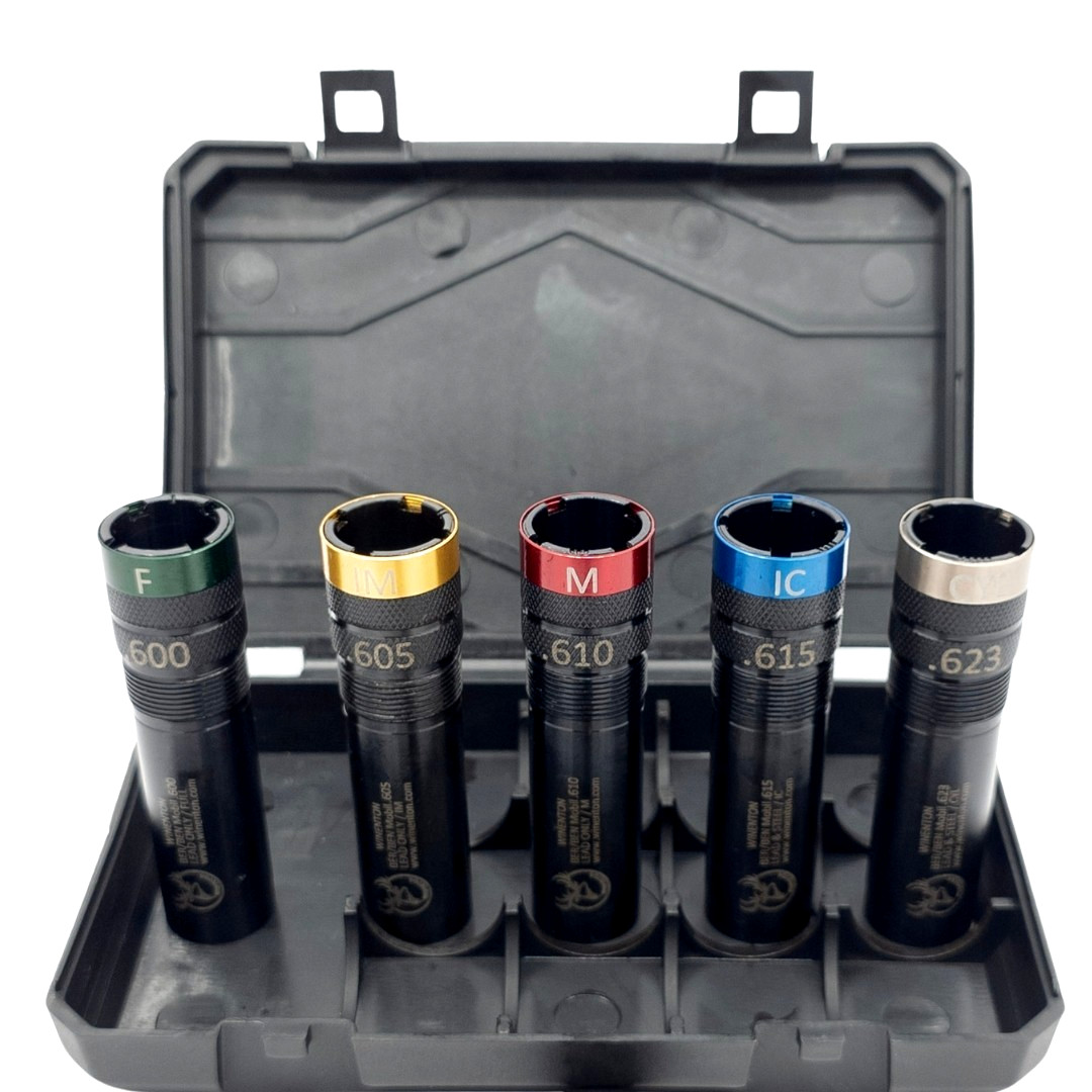 Beretta/Benelli Mobil Thread Chokes Set 20 ga with Rings Black 5 pcs / Winenton™