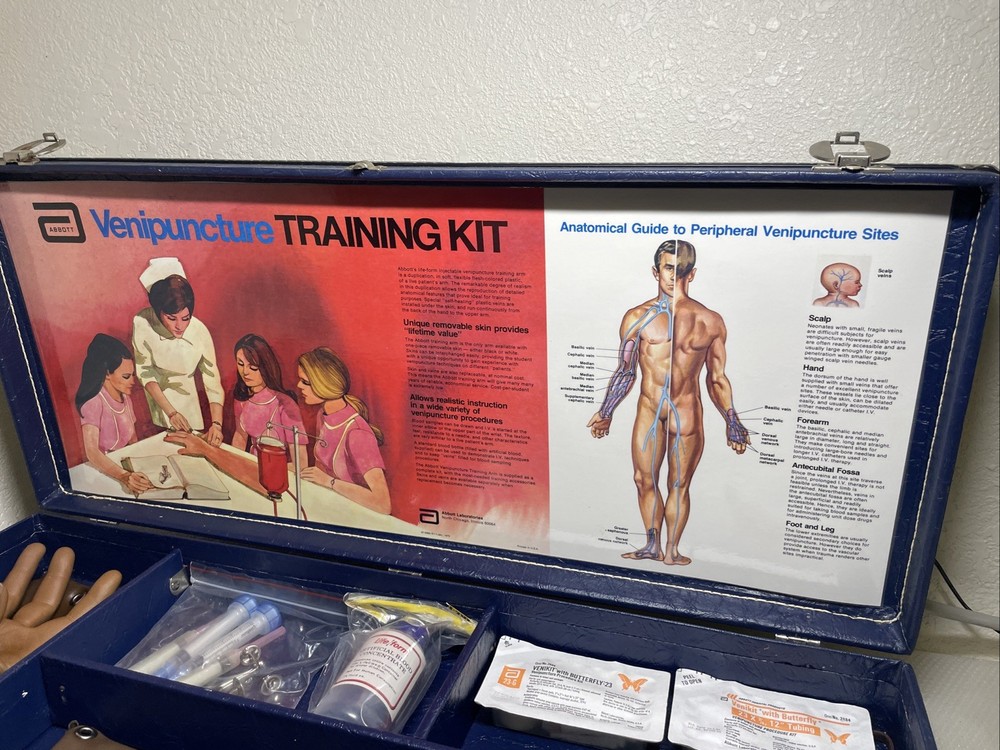 Life Form Advanced Venipuncture Training Kit Dark ***AS IS***USED***