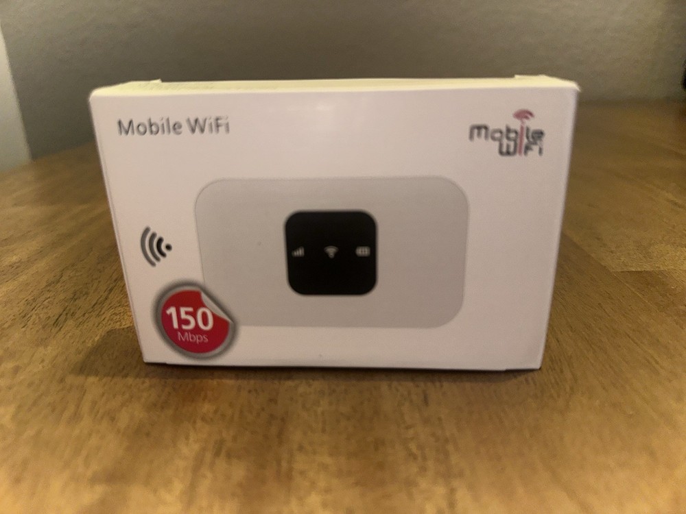 4G LTE Mobile WiFi Hotspot Modem, Wireless, 150 Mbps, Micro USB, White