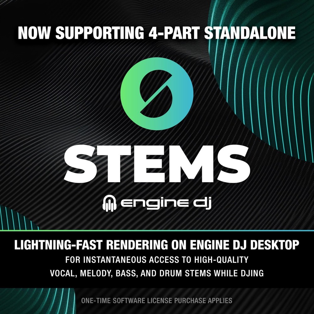 Denon DJ SC LIVE 4 Standalone Controller with Stem Live 4 Black