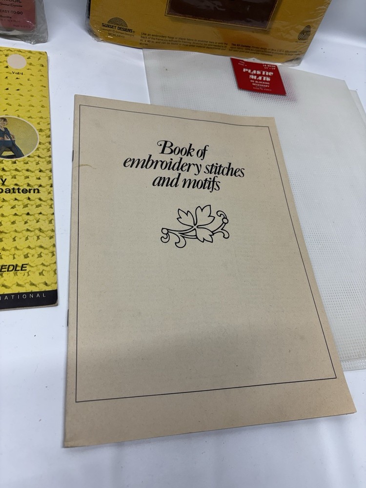 Group Of Embroidery Items