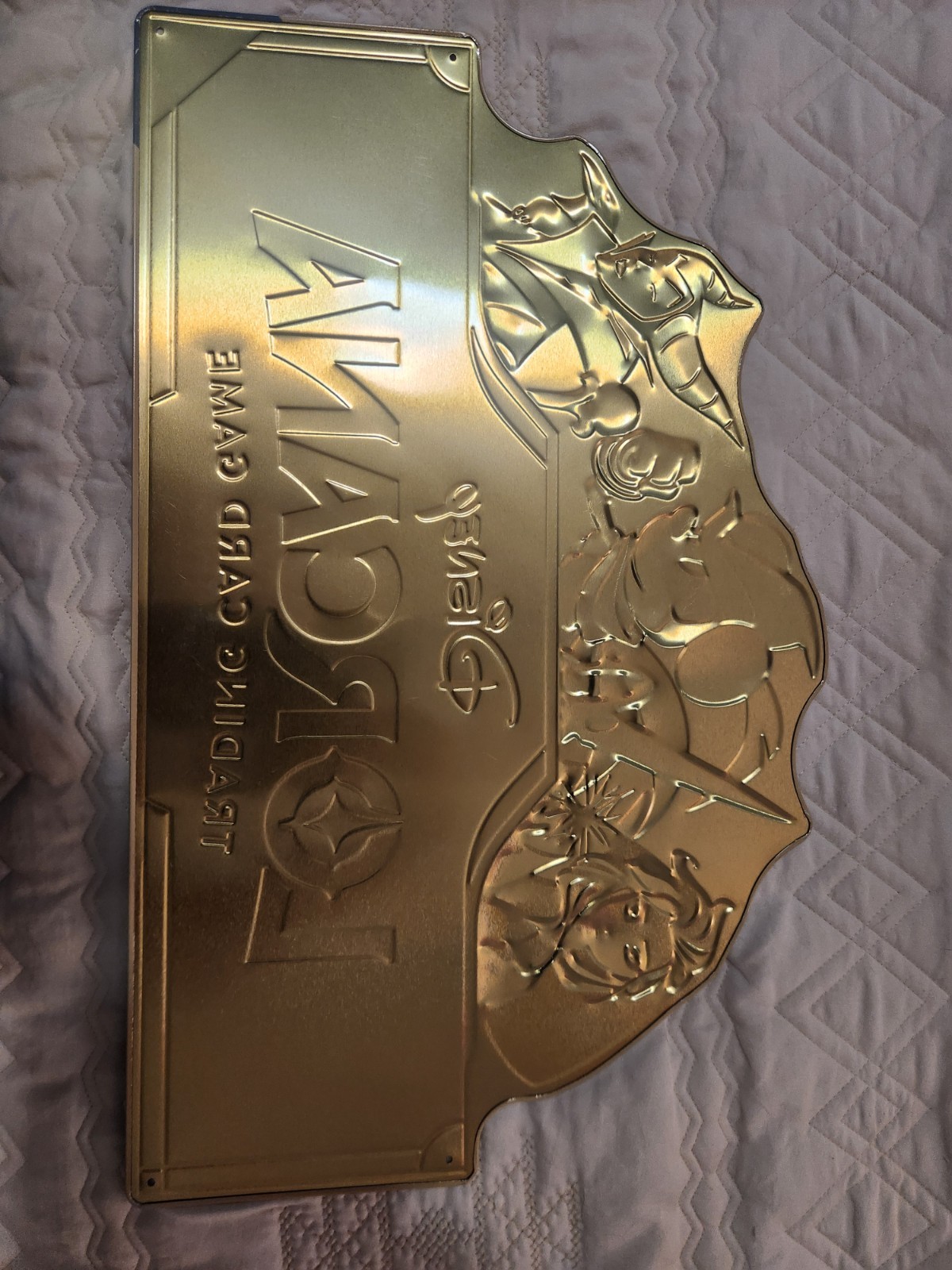 DISNEY LORCANA TCG METAL PROMOTIONAL RETAILER DISPLAY SIGN "NEW"