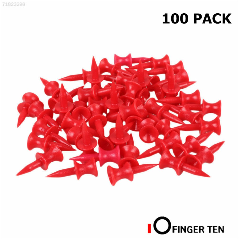 Golf Tees Step Down Plastic Unbreakable Reusable Value 100 Pack Castle Tees