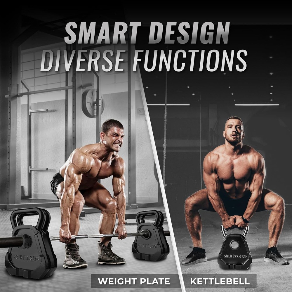Kettlebell Special Shape, Upgraded &Multifunctional for Advanced Training, So...