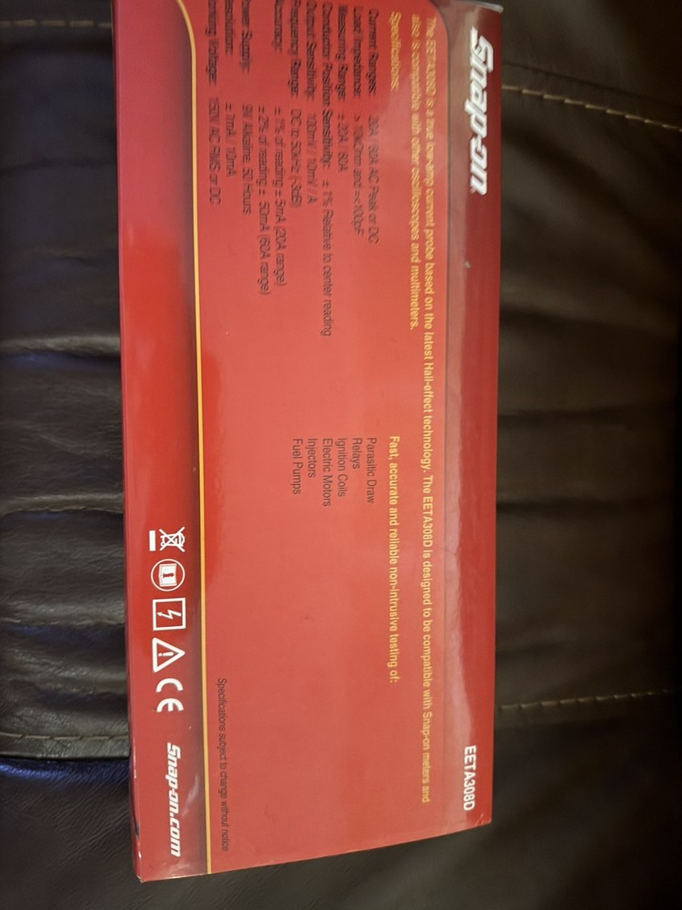 Snap On Low Amp AC/DC Probe EETA308D