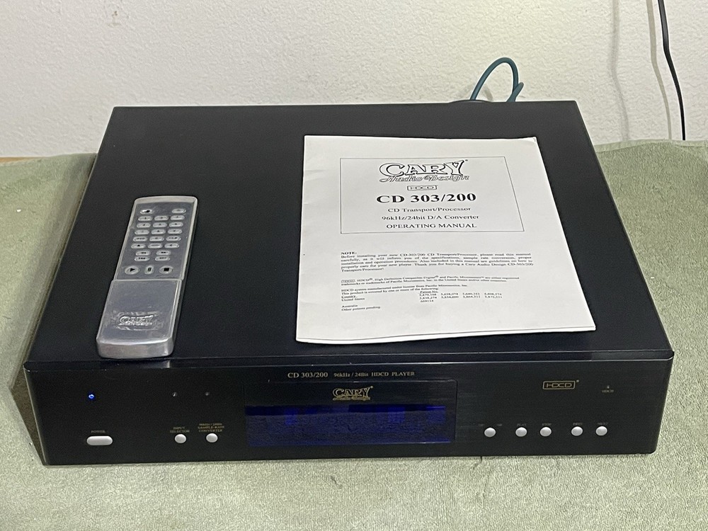 Cary Audio Design CD303/200 HDCD CD Player