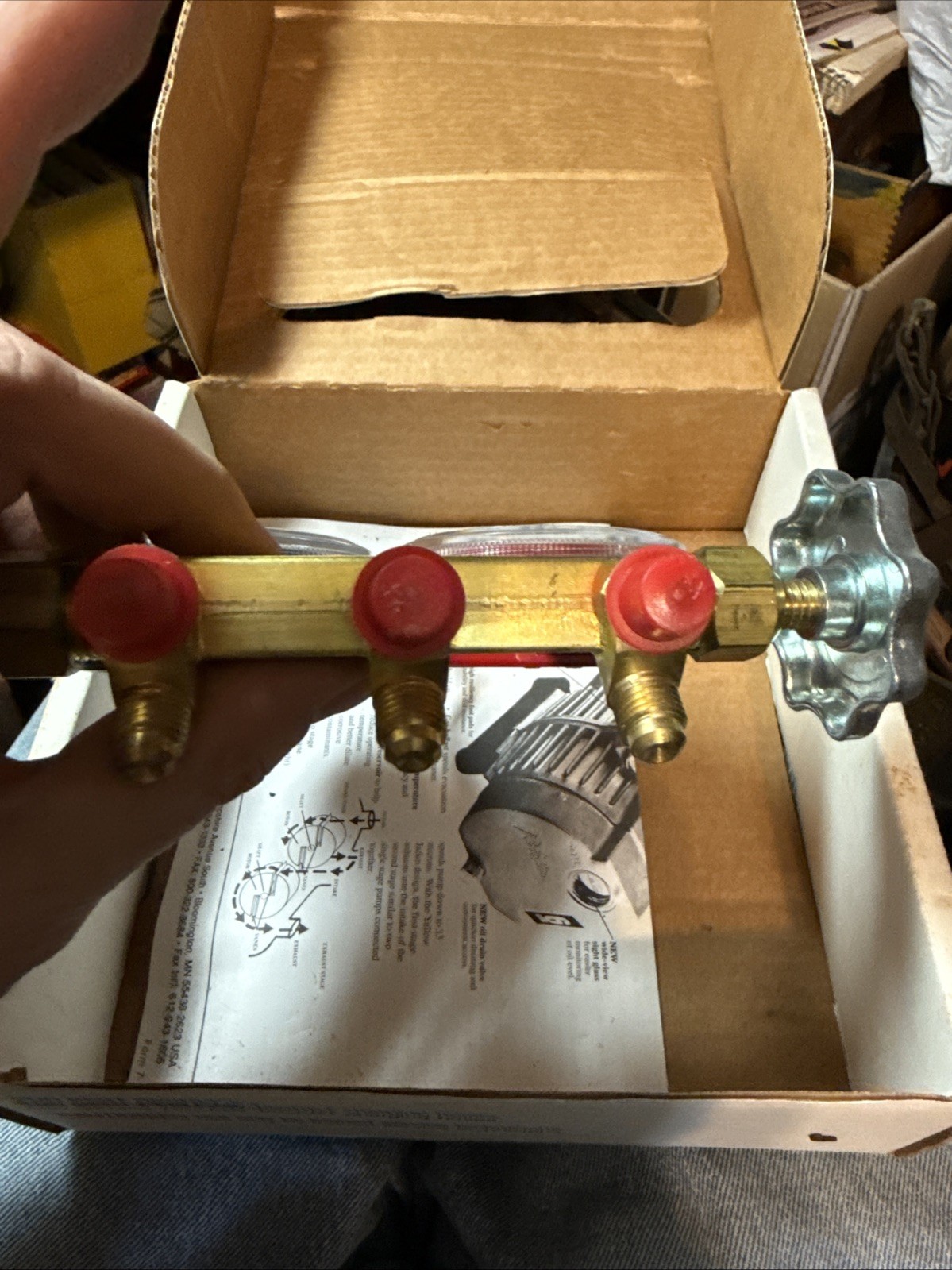 Yellow Jacket 41215 Testing & Charging Manifold Gauges R12 22 502