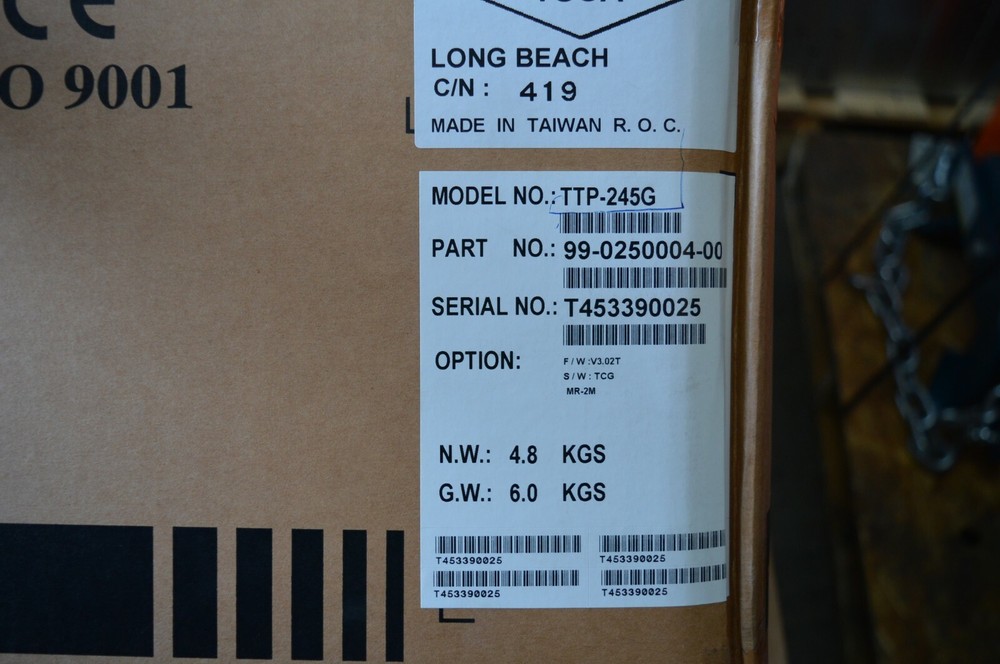 NEW TSC TTP-245G Direct Thermal Transfer Label Printer TTP-245