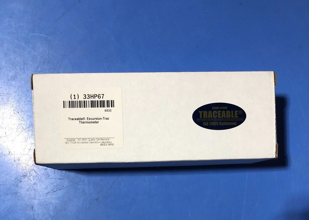Traceable 6433 Excursion-Trac Data Logging Thermometer with 2 bullet probes B2