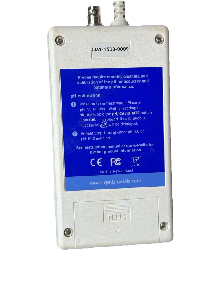 Bluelab Combo Meter pH EC Temperature Nutrient Solution Tester Kit Probes Case