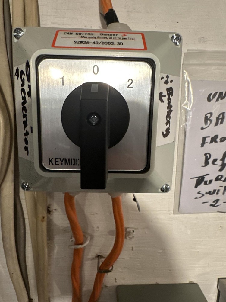 40A 3 Position Rotary Changeover Switch 3 Phase 12 Terminals Universal Selector