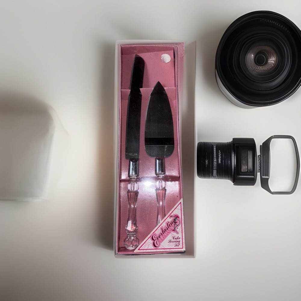 Everlasting Stainlesss Steel Wedding Cake Serving Set
