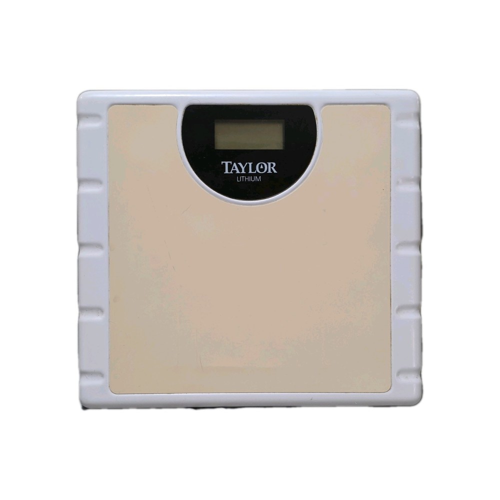 ~ Taylor Lithium White Digital Bathroom Scale ~