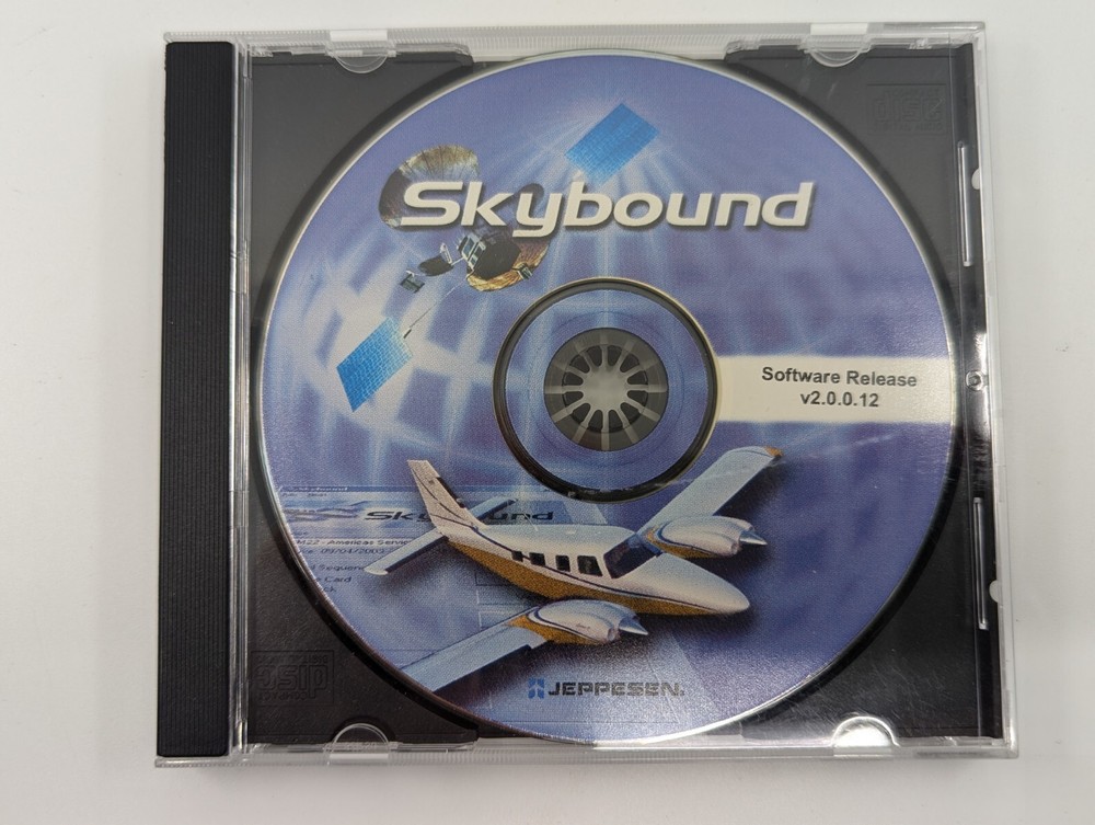 Jeppesen Skybound Software Release v2.0.0.12 CD ROM DISC